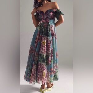 Anthropologie floral dress